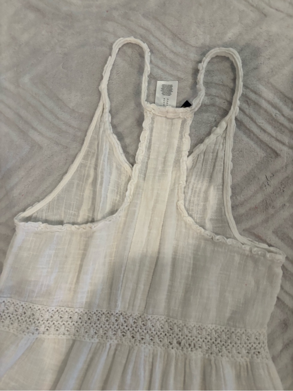 Ralph Lauren white Lace-Trim Sundress - Picture 3 of 5